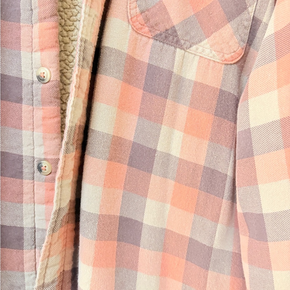 Wrangler Plaid Flannel Shirt/Shacket Size XL - Picture 4 of 12
